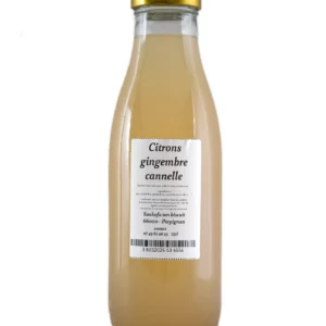 Boisson citron gingembre cannelle