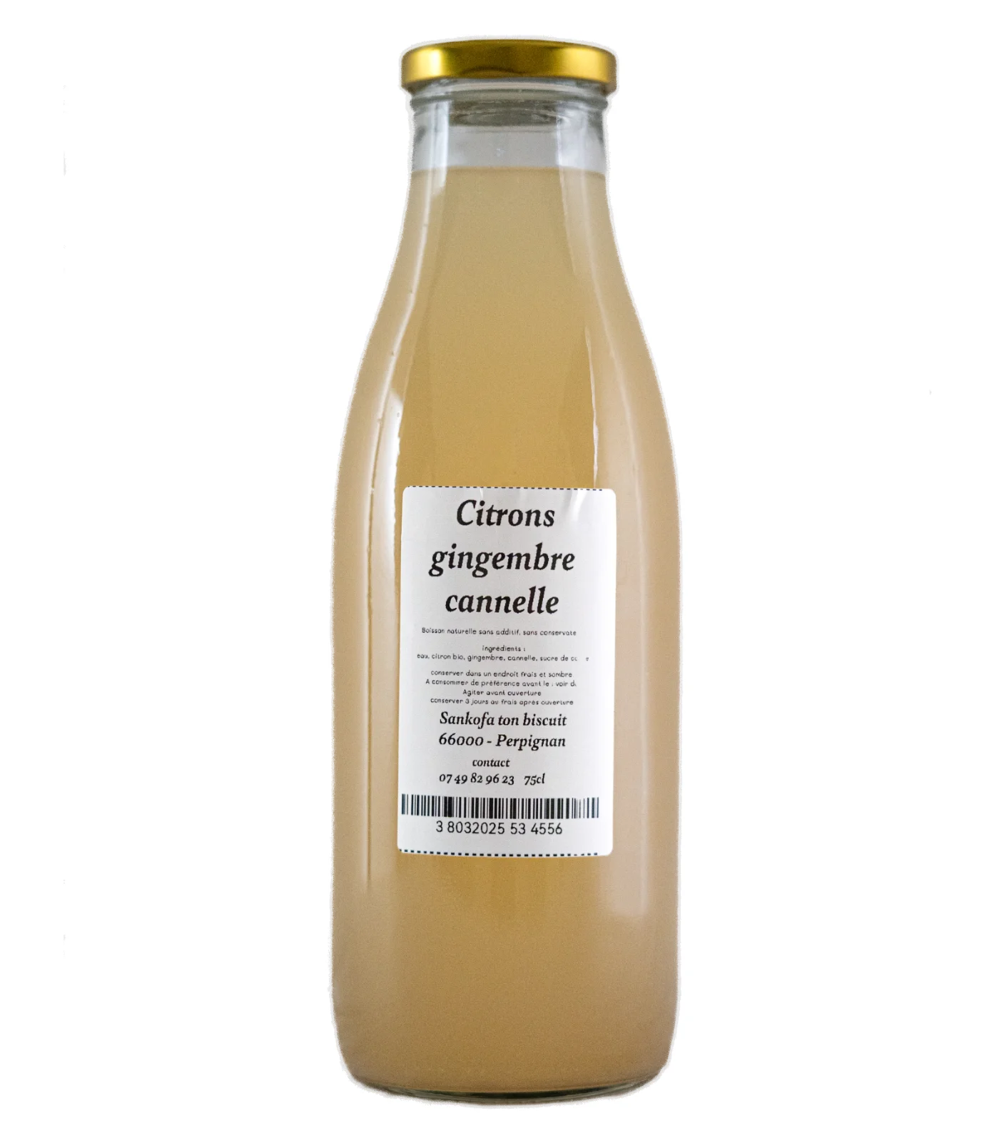 Boisson citron gingembre cannelle