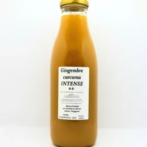 Boisson gingembre curcuma intense