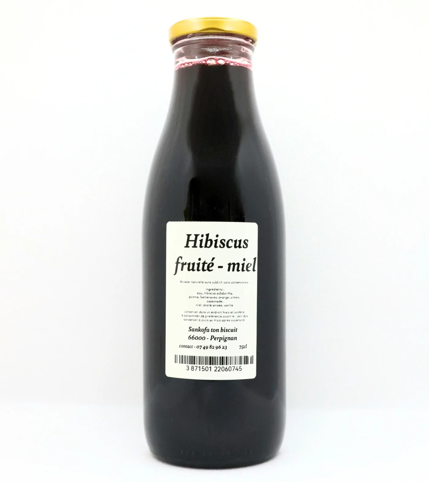 Boisson Hibiscus fruité - miel