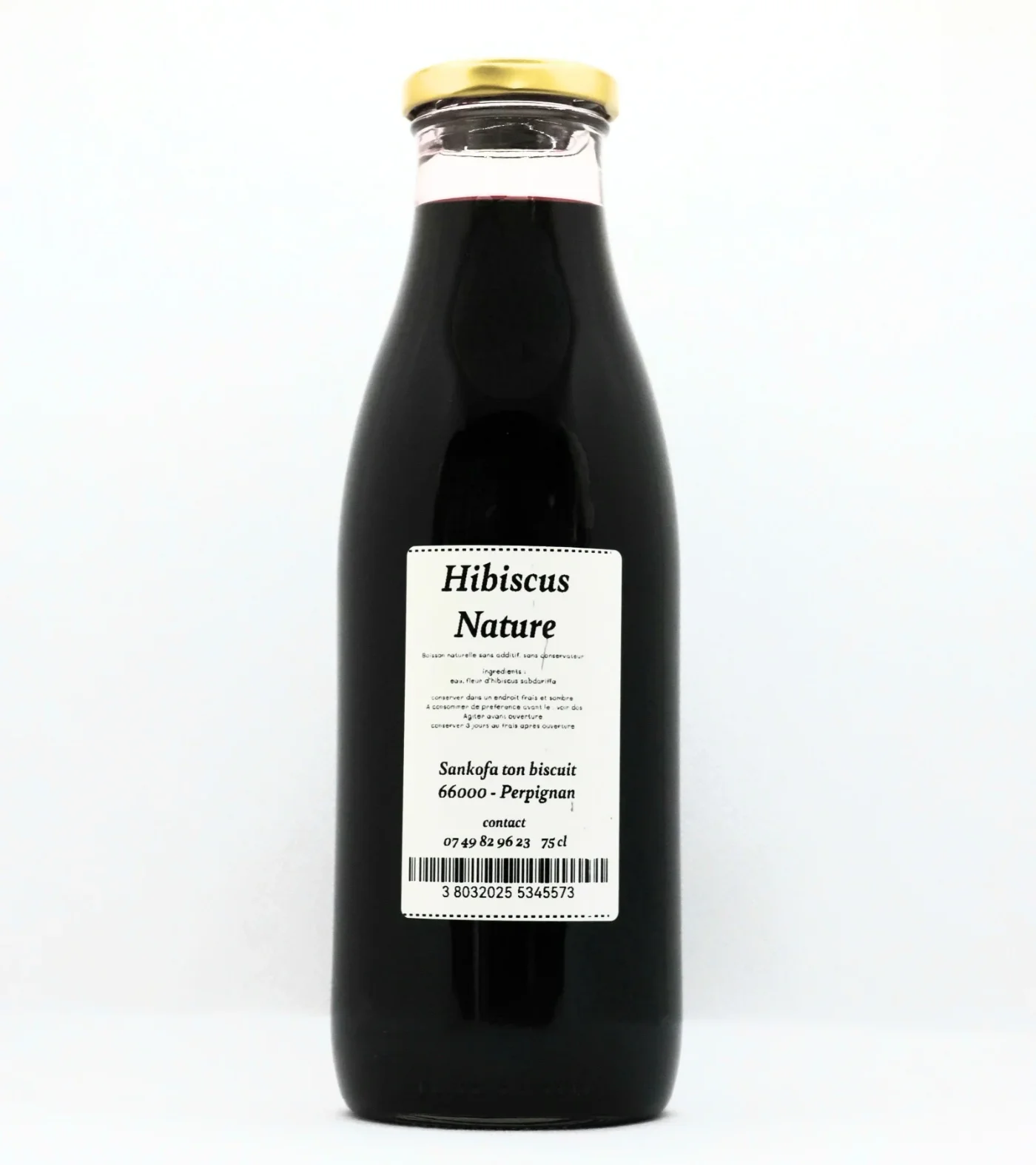 Boisson hibiscus vanille